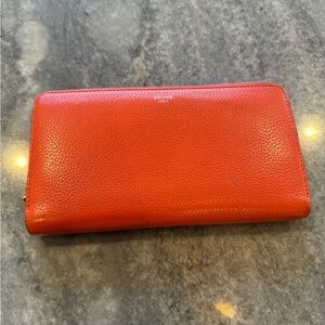 Céline | Orange Leather Wallet - read description.